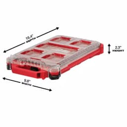 Milwaukee 3/8 in. Drive SAE Ratchet and Socket Set with PACKOUT Compact Organizer, 28-Piece thumbnail 6