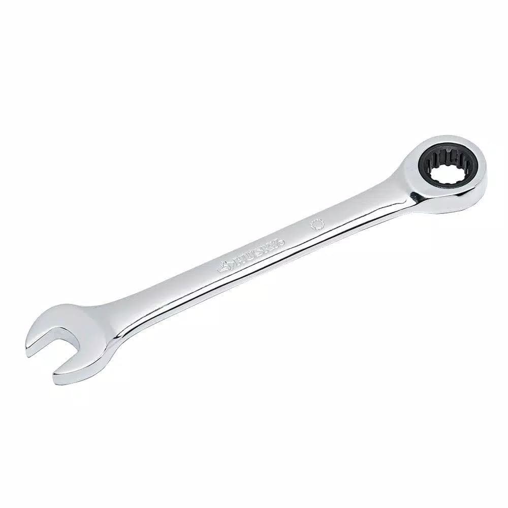 Husky 3/4 in. Universal Ratcheting Combination Wrench, 72-Tooth Box End