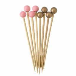 Sugar Plum Party SugarPlum Confetti 24-Piece Assorted Wood Small Food Picks for Cocktails and Appetizers thumbnail 1