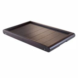 Winsome Elise Bed Tray with U-Leg Design and Wainscoting Top, Dark Espresso thumbnail 2