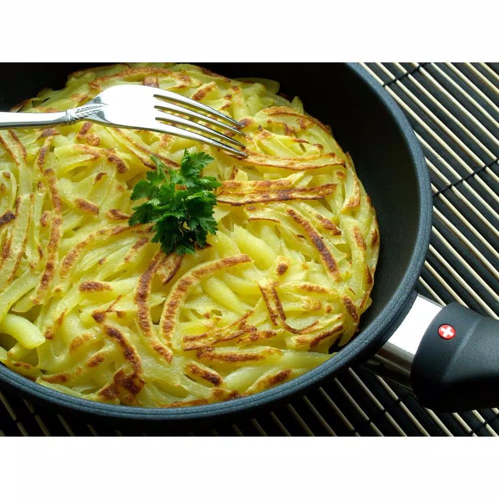Swiss Diamond Classic Series 10.25 in. Cast Aluminum Nonstick Frying Pan with Glass Lid, Grey
