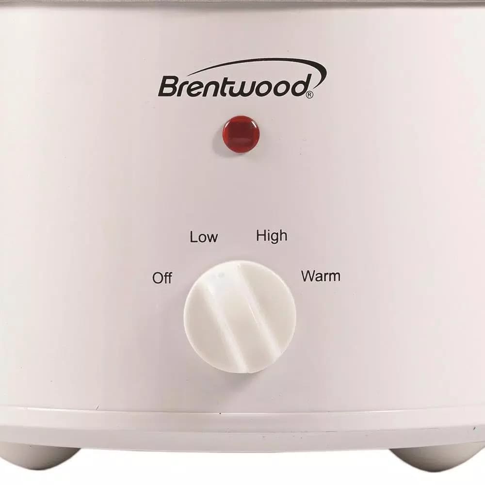Brentwood Appliances SC-115W 1.5 Qt. Slow Cooker, White