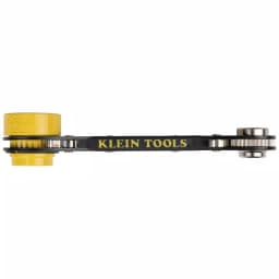 Klein Tools 6-in-1 Ratcheting Lineman's Wrench, SAE Combination Wrench thumbnail 4