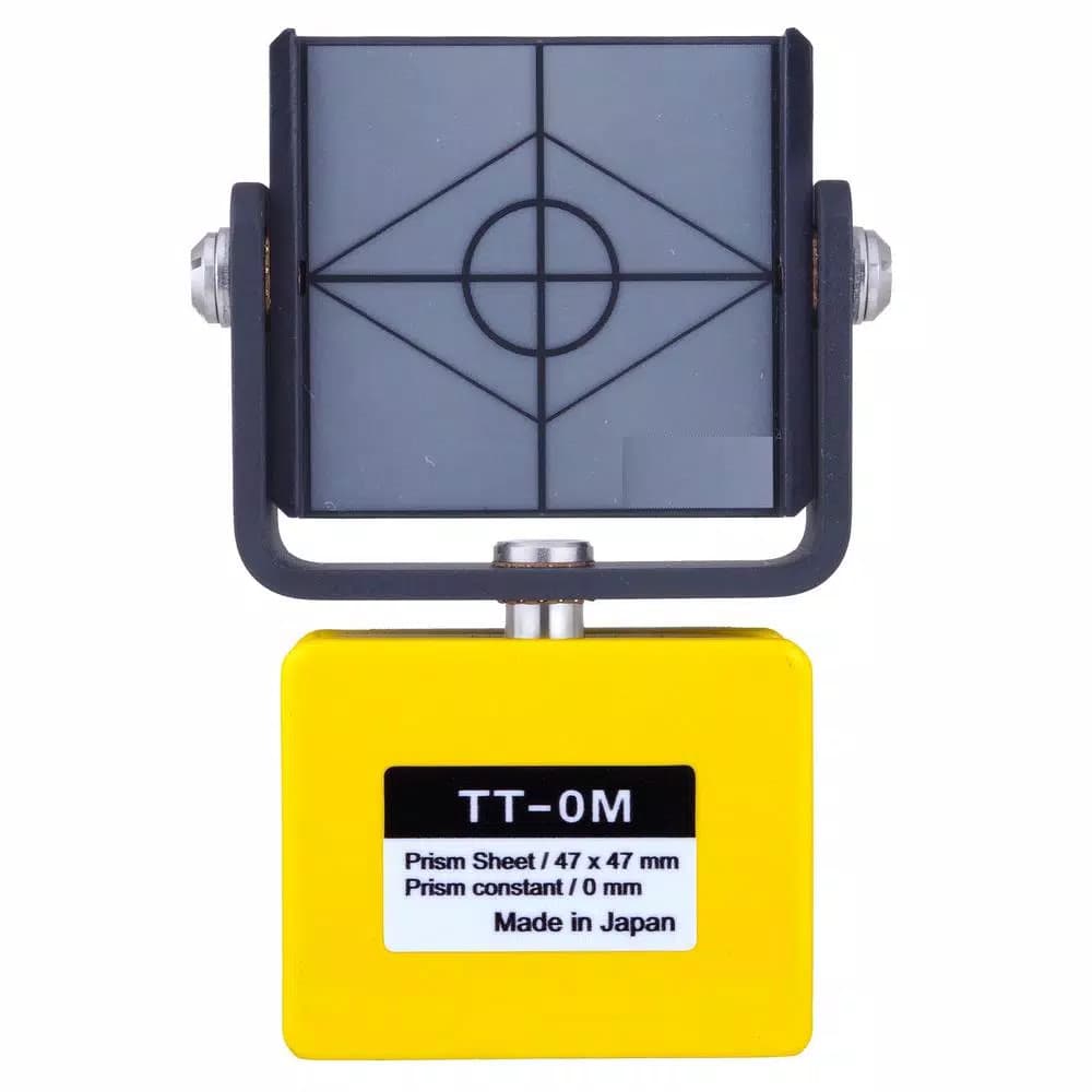 AdirPro Monitoring Prism Sheet with Magnetic Target, 47 mm x 47 mm