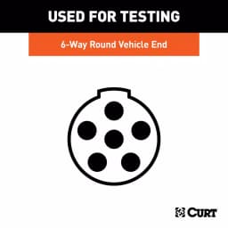 CURT 6-Way Round Trailer Connector Tester thumbnail 2