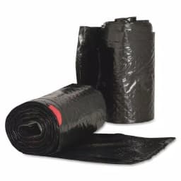 Genuine Joe 30 Gal. Black Flex Drawstring Trash Liners, 1.05 Mil Puncture-Resistant, 42-Count thumbnail 2