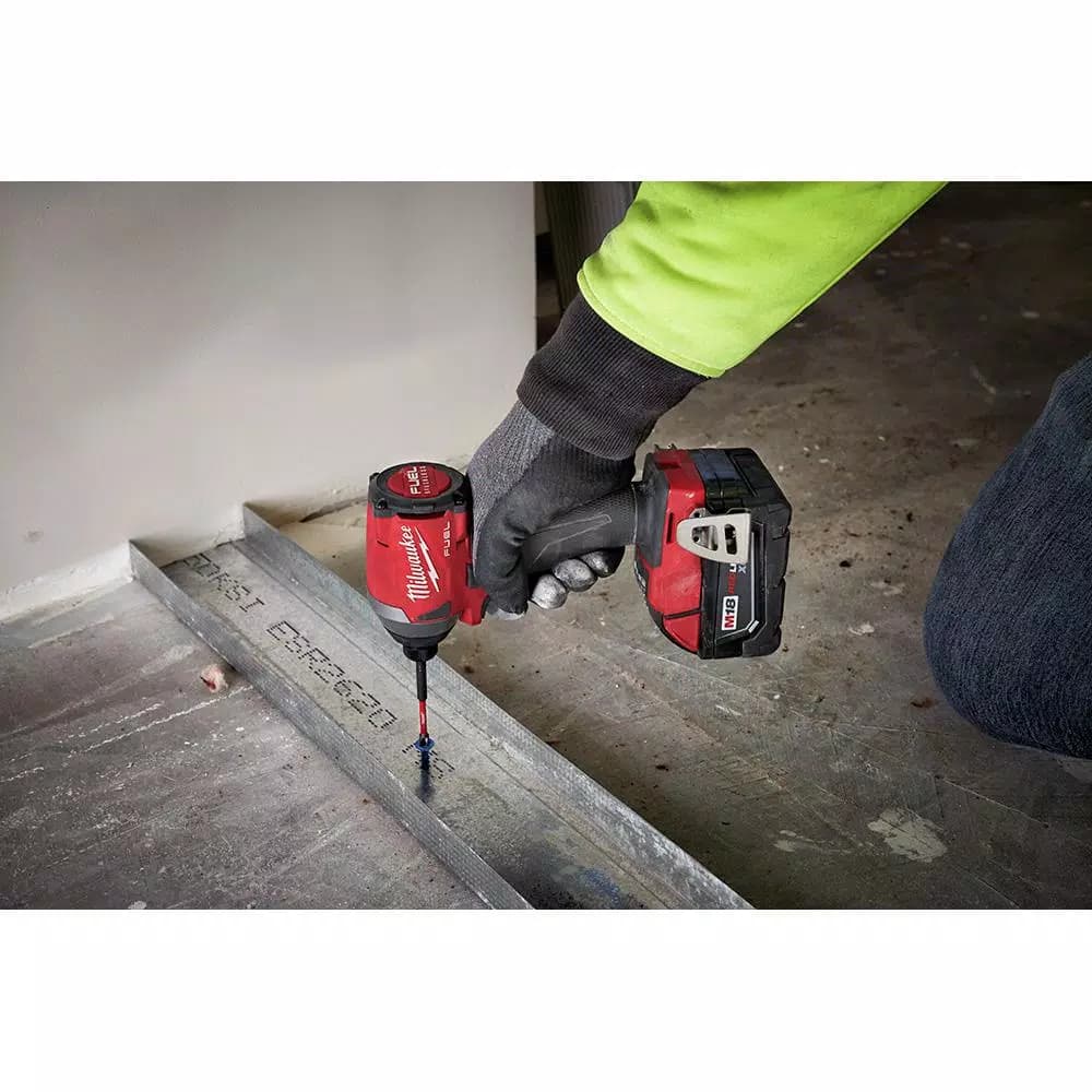 Milwaukee M18 FUEL 18V Brushless Cordless Jig Saw Kit with M18 FUEL 1/4 in. Hex Impact Driver