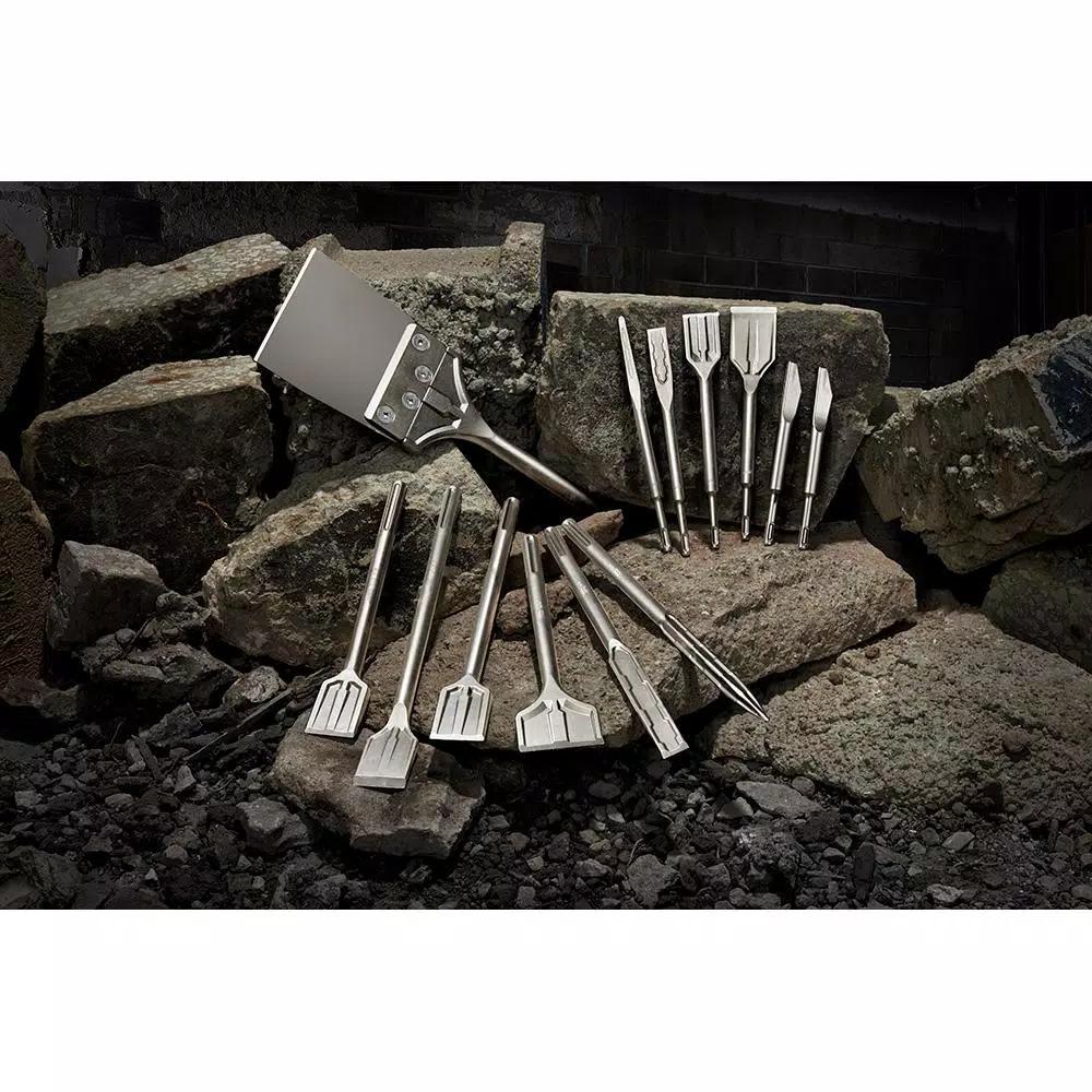 Milwaukee 1/4 in. x 8 in. SDS-Plus SLEDGE Steel Mortar Knife Chisel Bit
