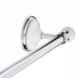Delta Alexandria 24 in. Towel Bar, Chrome and White, Rustic Farmhouse Style thumbnail 4