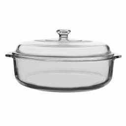 Libbey Baker's Basics 3 Qt. Glass Casserole Dish with Cover, 2-Piece Set thumbnail 1