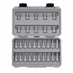 TEKTON 1/2 Inch Drive Torx, Tamper-Resistant Torx & External Star Socket Set, 30-Piece thumbnail 1