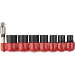 Makita ImpactXPS 1/4 in. Drive 6-Point Metric Impact Socket Set with Adapter, 8-Piece thumbnail 1
