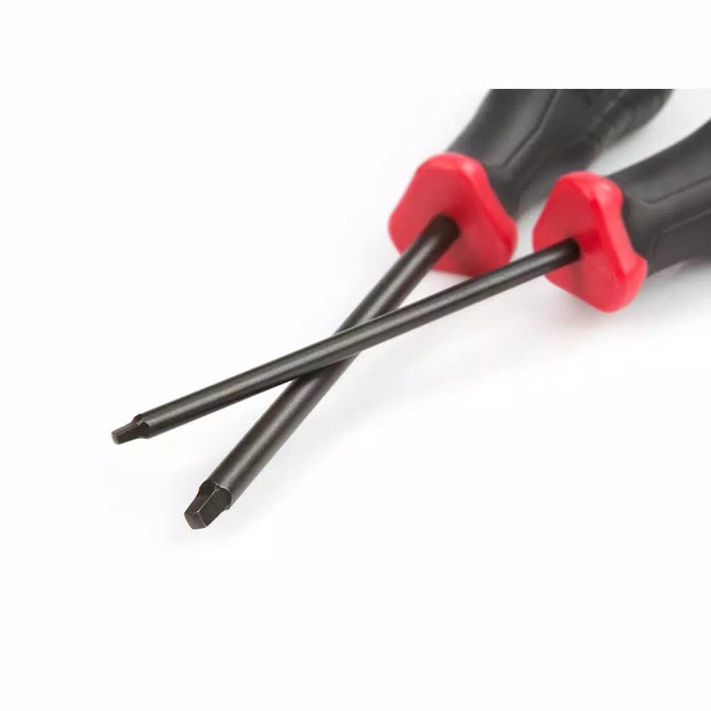 TEKTON 3-Piece Square Recess Screwdriver Set, Chrome Molybdenum Steel Blades