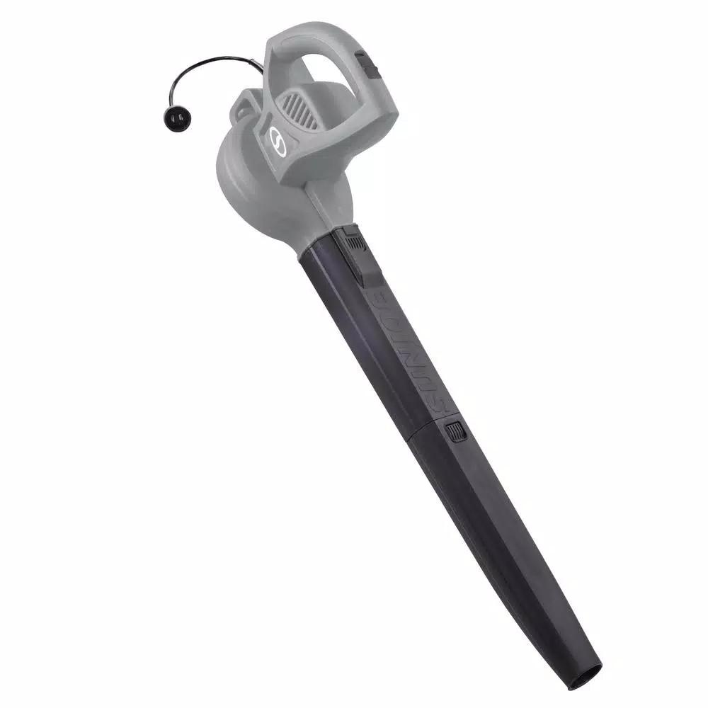 Sun Joe 6 Amp Electric Handheld Leaf Blower, 155 MPH, 200 CFM, Gray