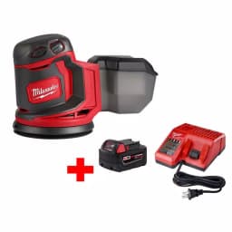 Milwaukee M18 18V Lithium-Ion Cordless 5 in. Random Orbit Sander Kit with 5.0 Ah Battery and Charger thumbnail 1