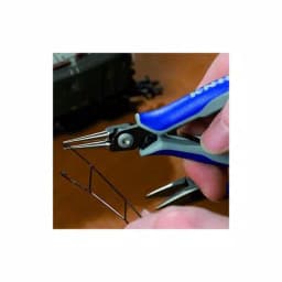 KNIPEX 5-1/4 in. Precision Electronics Pliers with Round Tips thumbnail 2