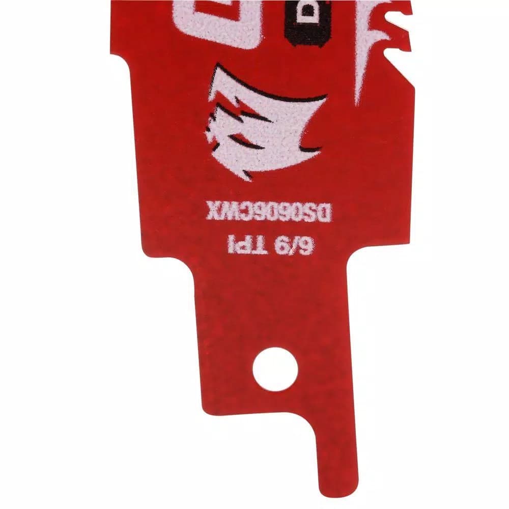 Diablo Demo Demon 6 in. Carbide-Tipped Reciprocating Saw Blade, 6/9 TPI for Nail-Embedded Wood