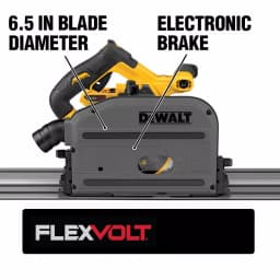 DEWALT FLEXVOLT 60V MAX Cordless Brushless 6-1/2 in. Track Saw (Tool-Only) thumbnail 3