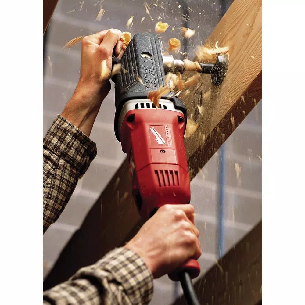 Milwaukee 13 Amp Corded 1/2 in. Super Hawg Right Angle Drill Driver