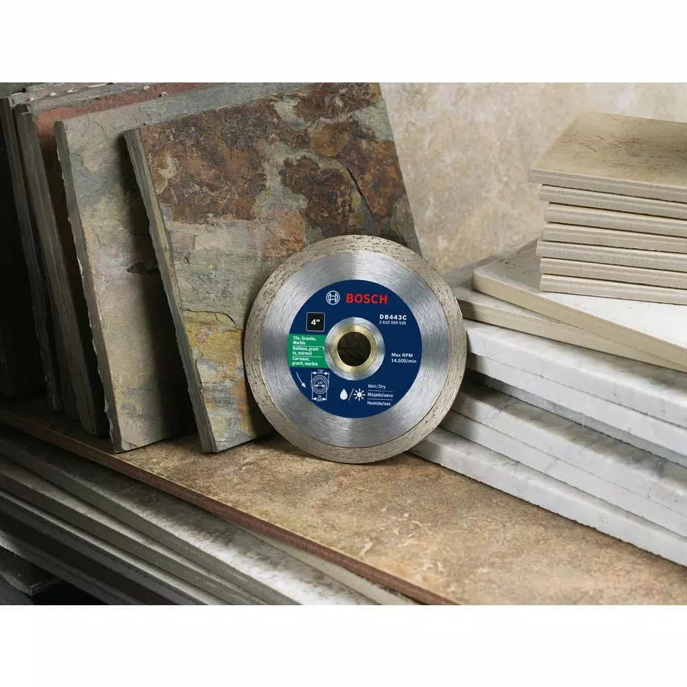Bosch 4 in. Premium Continuous Rim Diamond Blade for Tile Cutting