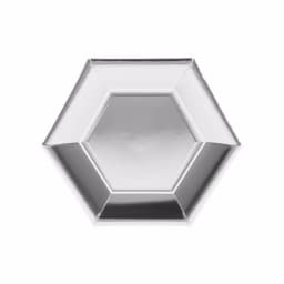 Sugar Plum Party SugarPlum Collection Sterling Silver Hexagon Paper Salad Plates, 16-Piece Set thumbnail 1