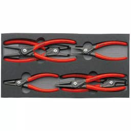 KNIPEX 6-Piece Snap Ring Pliers Set with Foam Tray thumbnail 4