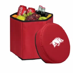 Picnic Time Arkansas Razorbacks 12 Qt. Bongo Collapsible Soft-Side Cooler - Red thumbnail 1