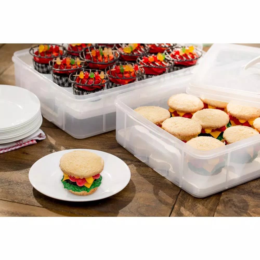 Snapware Snap N Stack 2-Layer Cupcake and Dessert Carrier