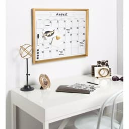 DesignOvation Calter Modern Framed Magnetic Dry Erase Monthly Calendar Wall Organizer thumbnail 5