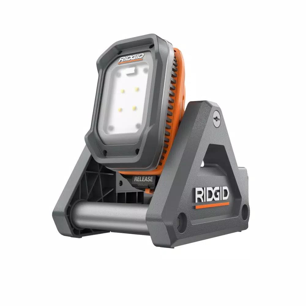 RIDGID 18V GEN5X Cordless LED Flood Light with Detachable Light, 1200 Lumens (Tool-Only)