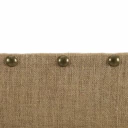 Unbranded Burlap Covered Cork Memo Board with Antique Bronze Nailhead Trim, 24 x 36 in. thumbnail 3