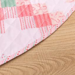 Country Living 48 in. Retro Star Quilted Tree Skirt, Reversible Blush Pink Microfiber thumbnail 10