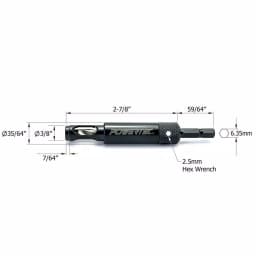 POWERTEC 1/4 in. Self-Centering Steel Drill Bit with 1/4 in. Hex Shank thumbnail 2