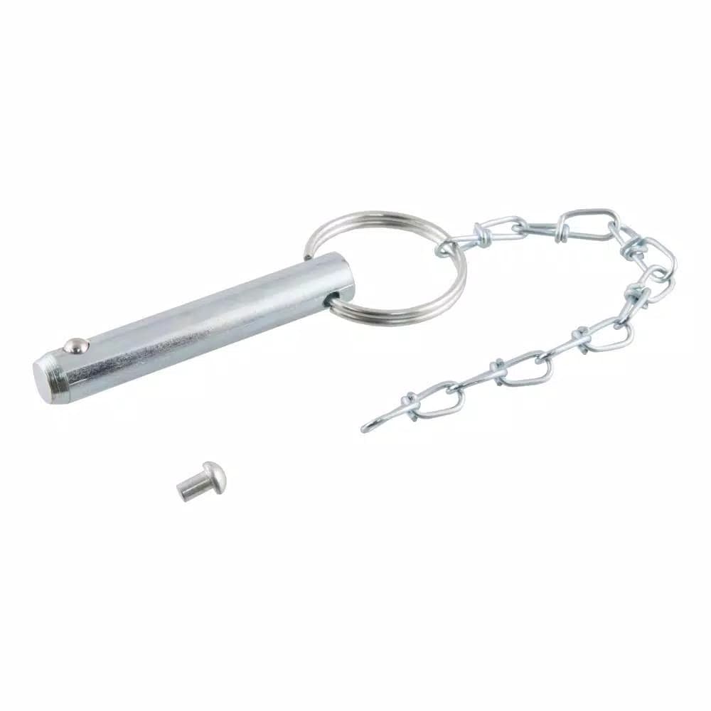 CURT Replacement 9/16" Swivel Jack Retainer Pin with 3-1/2" Chain