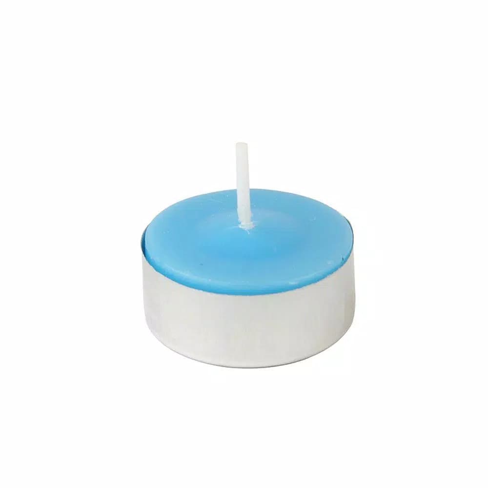 Zest Candle Turquoise Citronella Tealight Candles, 1.5 in. (100-Count Box)