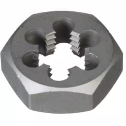 Drill America 2-5/8 in.-16 Carbon Steel Hex Re-Threading Die thumbnail 4