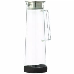 GROSCHE Bali 50 oz. Clear Borosilicate Glass Water Infusion Pitcher with Stainless Steel Lid thumbnail 3