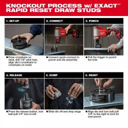 Milwaukee M18 Force Logic 10T Knockout Tool Kit with M18 FUEL Hammer Drill & 5.0 Ah Battery thumbnail 5