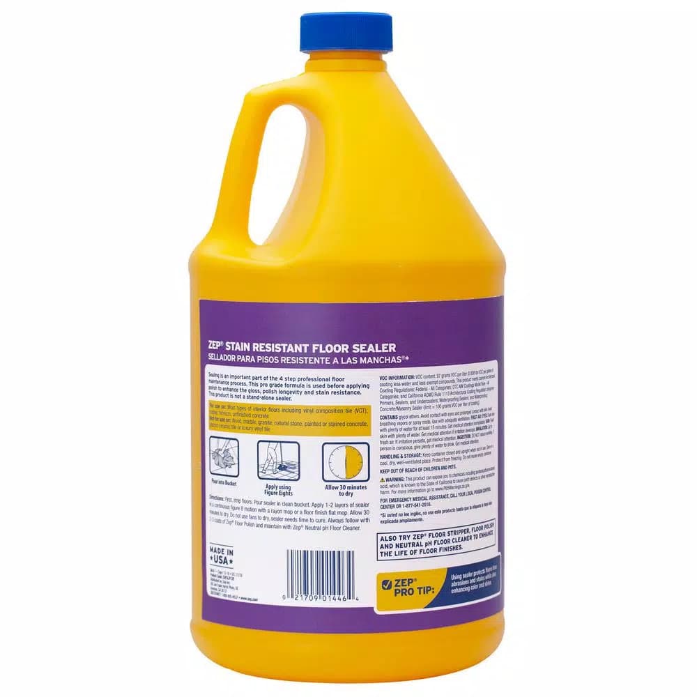 Zep Stain-Resistant Floor Sealer, 1 Gallon