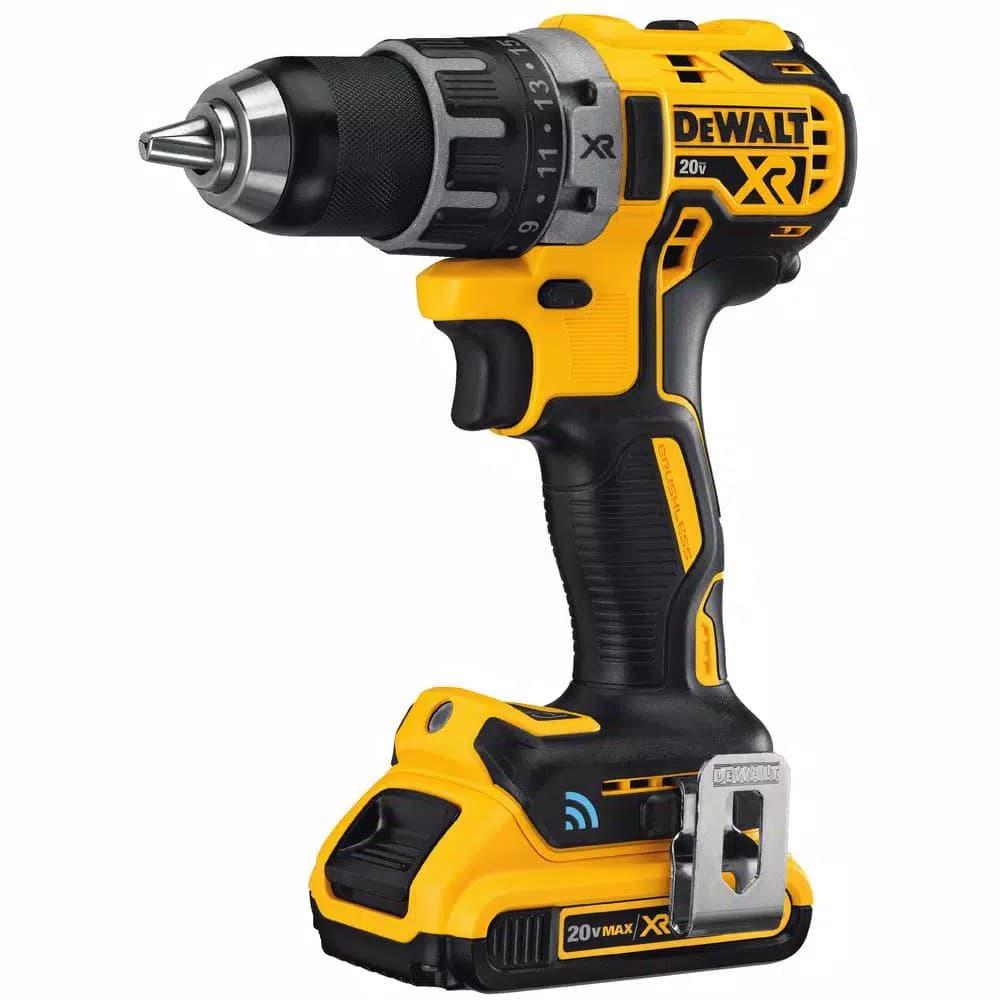 DEWALT 20V MAX XR Brushless 1/2 in. Compact Drill Driver Kit with (2) 2.0Ah Batteries and Tool Connect
