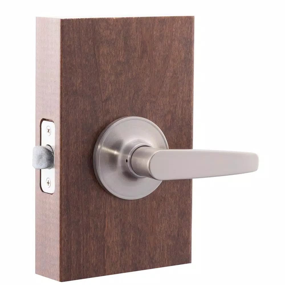 Copper Creek Satin Stainless Passage Door Lever, Residential Grade 3