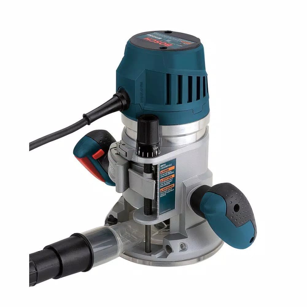 Bosch 2.3 HP 15 Amp Variable Speed Fixed Base Corded Electric Router Kit