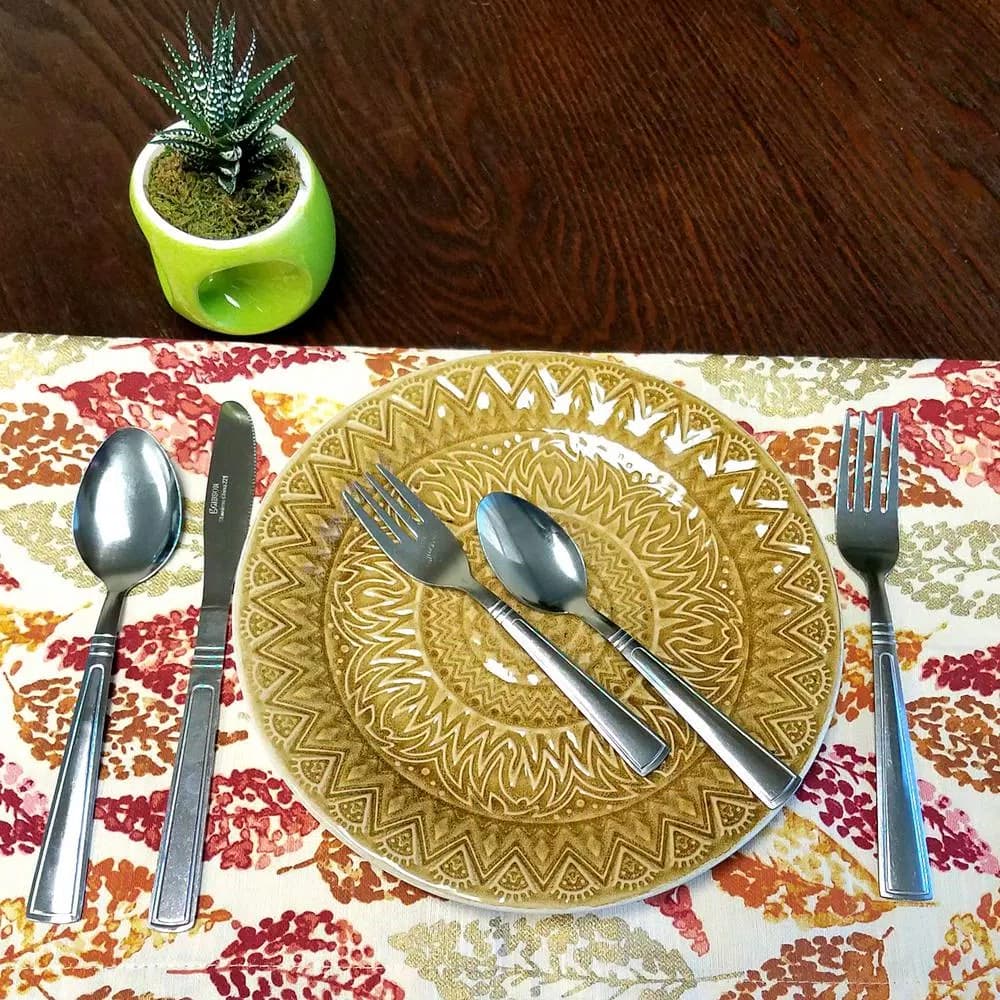 Gibson Home Sefton 24-Piece Stainless Steel Flatware Set, Service for 4