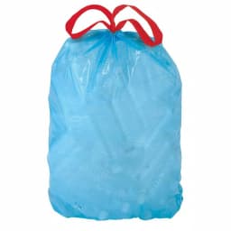 HUSKY 30 Gallon Blue Recycling Bags with Drawstring, 50-Count thumbnail 3