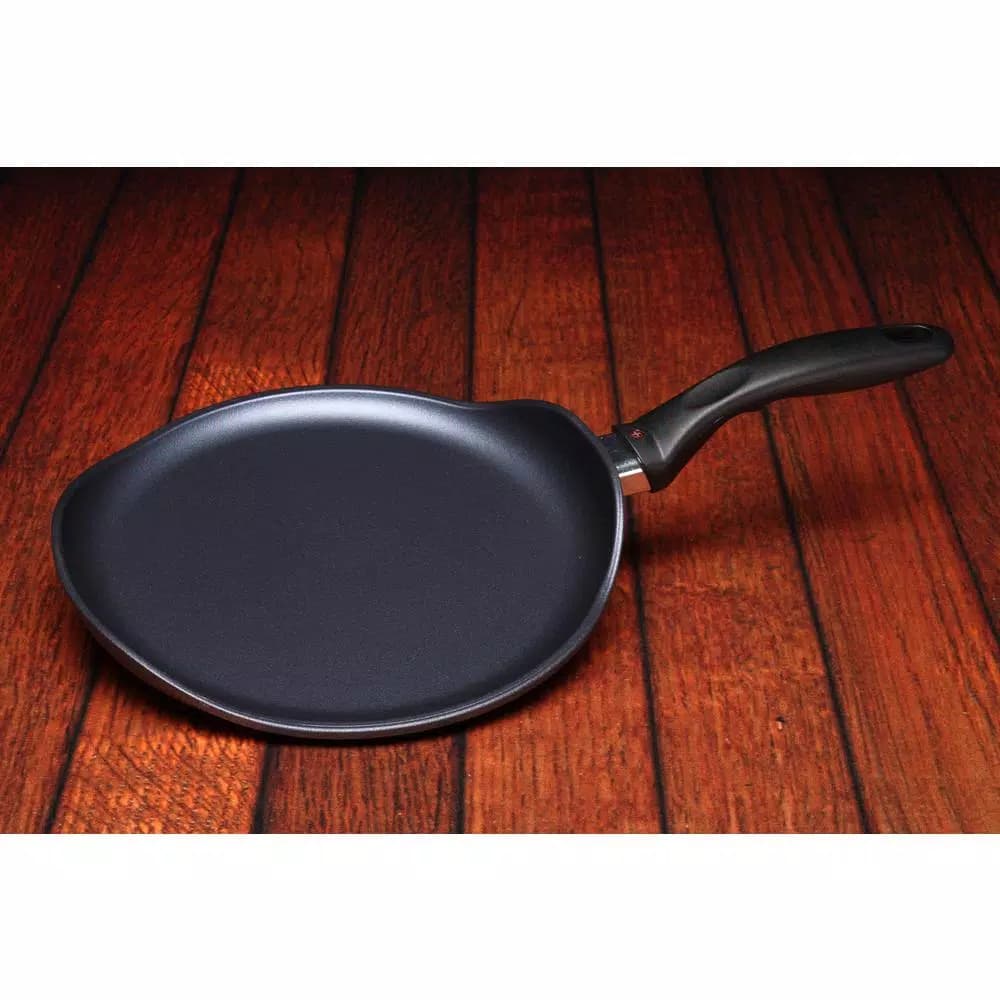 Swiss Diamond 10.25 in. Nonstick Crepe Pan, Cast Aluminum