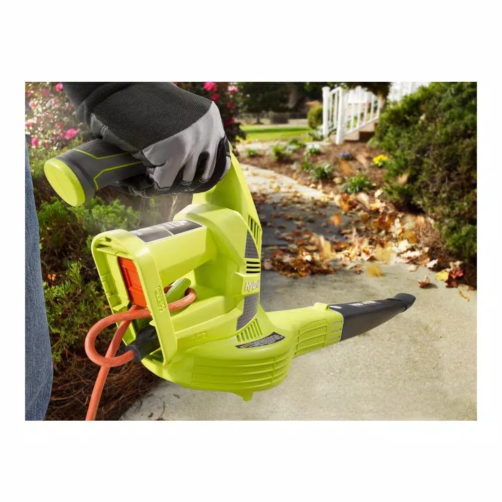 RYOBI ONE+ 18V Lithium-Ion Hybrid Cordless/Corded Leaf Blower, 150 MPH, 200 CFM (Tool Only)