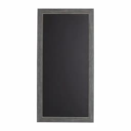 DesignOvation Wyeth Framed Magnetic Chalkboard Memo Board, 13 x 26 inch thumbnail 1