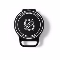 Pangea Brands NHL Hockey Puck Waffle Maker, Black Electric Grille thumbnail 6
