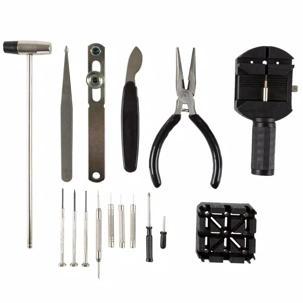 Stalwart 16-Piece Professional Watch Repair Tool Kit