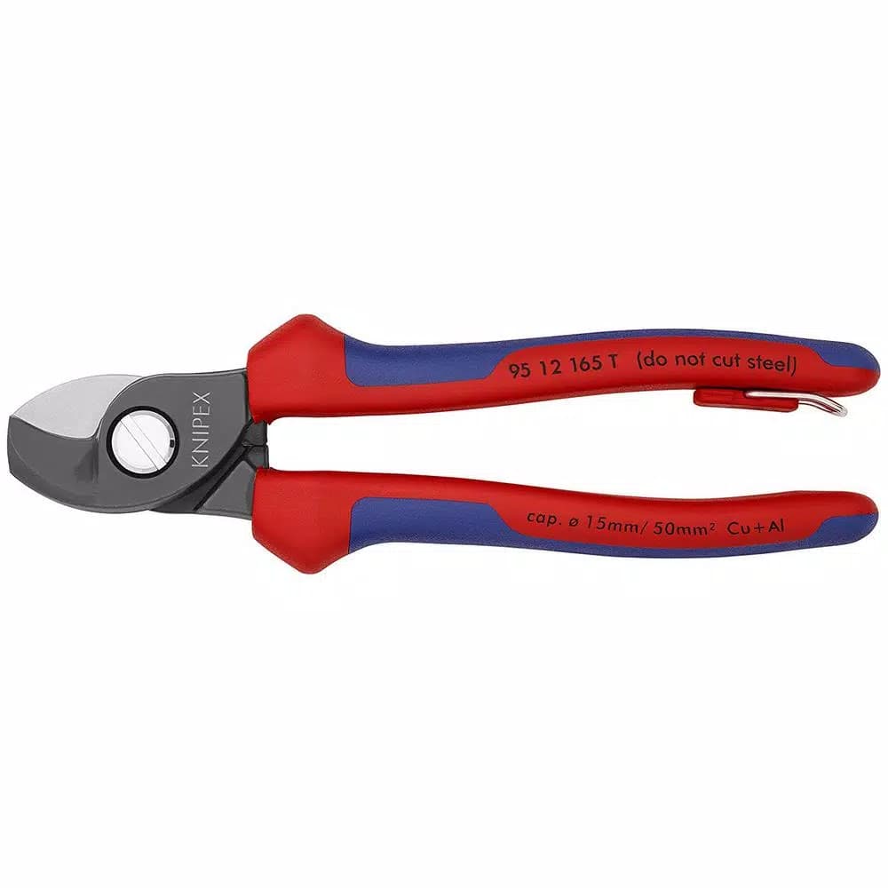 KNIPEX 6-1/4 in. High Leverage Diagonal Cutters with Tether Attachment